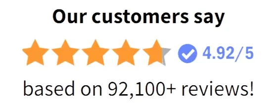 5 Star Rating — 4.9 out of 5 stars from 2,847 verified reviews